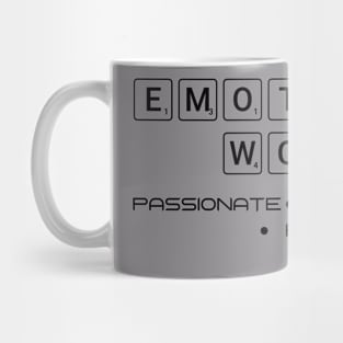 Emotional Women Scrabble Mug